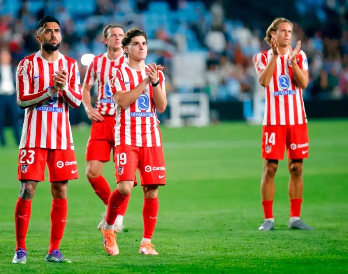 【马竞祝您中秋快乐】1-1客场战平塞尔塔，马竞连续7轮联赛不败